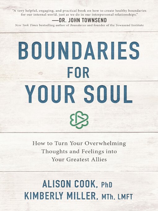 Title details for Boundaries for Your Soul by Alison  Cook, PhD - Available